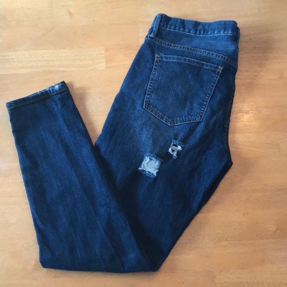 Mossimo Supply Co. Denim - Distressed Skinny Boyfriend Jeans